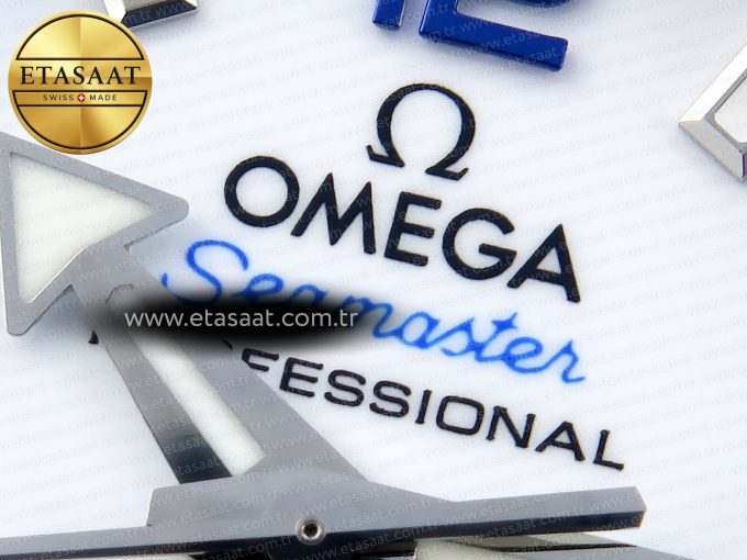 SEAMASTER PLANET OCEAN 6000M ULTRA DEEP 45.5MM SS TF 1:1 BEST EDITION WHITE DIAL BLUE BEZEL ON SS BRACELET A2824 - Görsel 10