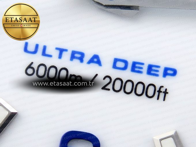 SEAMASTER PLANET OCEAN 6000M ULTRA DEEP 45.5MM SS TF 1:1 BEST EDITION WHITE DIAL BLUE BEZEL ON SS BRACELET A2824 - Görsel 11