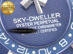 Sky-Dweller 326934 904L SS ZF 1:1 Best Edition Blue Dial on SS Bracelet A2824 - Görsel 10