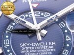 Sky-Dweller 326934 904L SS ZF 1:1 Best Edition Blue Dial on SS Bracelet A2824 - Görsel 11