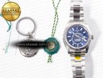 Sky-Dweller 326934 904L SS ZF 1:1 Best Edition Blue Dial on SS Bracelet A2824 - Görsel 35