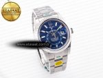 Sky-Dweller 326934 904L SS ZF 1:1 Best Edition Blue Dial on SS Bracelet A2824 - Görsel 4