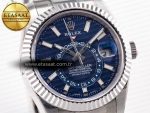 Sky-Dweller 326934 904L SS ZF 1:1 Best Edition Blue Dial on SS Bracelet A2824 - Görsel 5