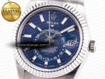 Sky-Dweller 326934 904L SS ZF 1:1 Best Edition Blue Dial on SS Bracelet A2824 - Görsel 6