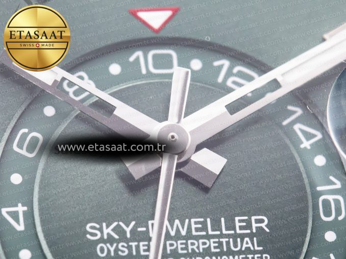 Sky-Dweller 326934 904L SS ZF 1:1 Best Edition Green Dial on SS Bracelet A2824 - Görsel 10