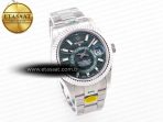 Sky-Dweller 326934 904L SS ZF 1:1 Best Edition Green Dial on SS Bracelet A2824 - Görsel 4