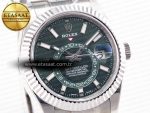 Sky-Dweller 326934 904L SS ZF 1:1 Best Edition Green Dial on SS Bracelet A2824 - Görsel 6