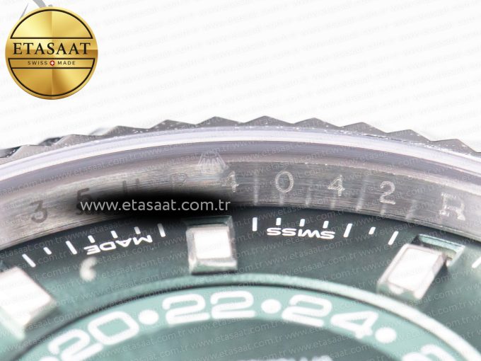 Sky-Dweller 326934 904L SS ZF 1:1 Best Edition Green Dial on SS Bracelet A2824 - Görsel 8