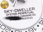 Sky-Dweller 326934 904L SS ZF 1:1 Best Edition White Dial on SS Bracelet A2824 - Görsel 11