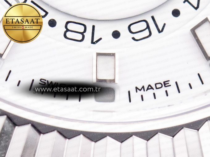 Sky-Dweller 326934 904L SS ZF 1:1 Best Edition White Dial on SS Bracelet A2824 - Görsel 13
