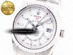 Sky-Dweller 326934 904L SS ZF 1:1 Best Edition White Dial on SS Bracelet A2824 - Görsel 6