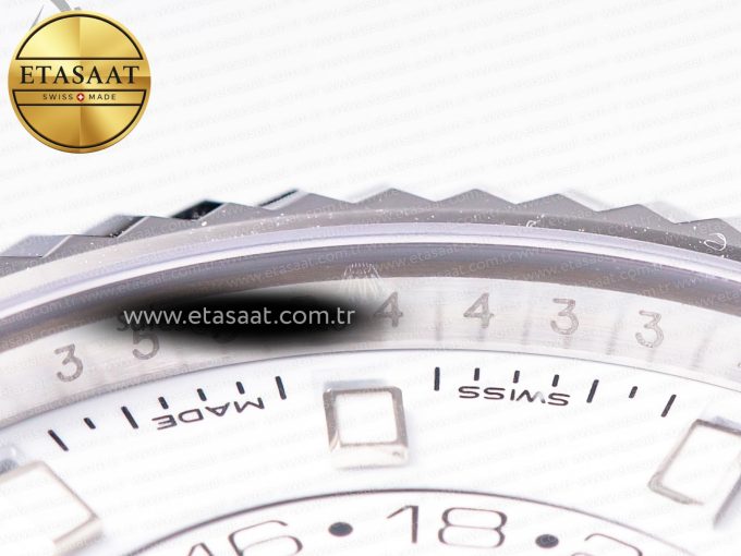 Sky-Dweller 326934 904L SS ZF 1:1 Best Edition White Dial on SS Bracelet A2824 - Görsel 8