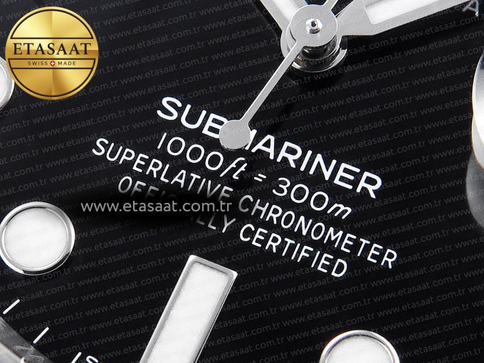 Submariner 116610 LN Black Ceramic Clean 904L 1:1 Best Edition on SS Bracelet VS3135 - Görsel 11
