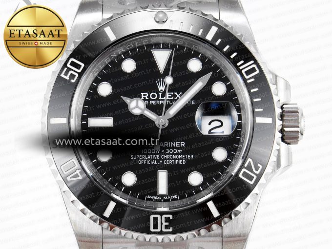 Submariner 116610 LN Black Ceramic Clean 904L 1:1 Best Edition on SS Bracelet VS3135 - Görsel 4