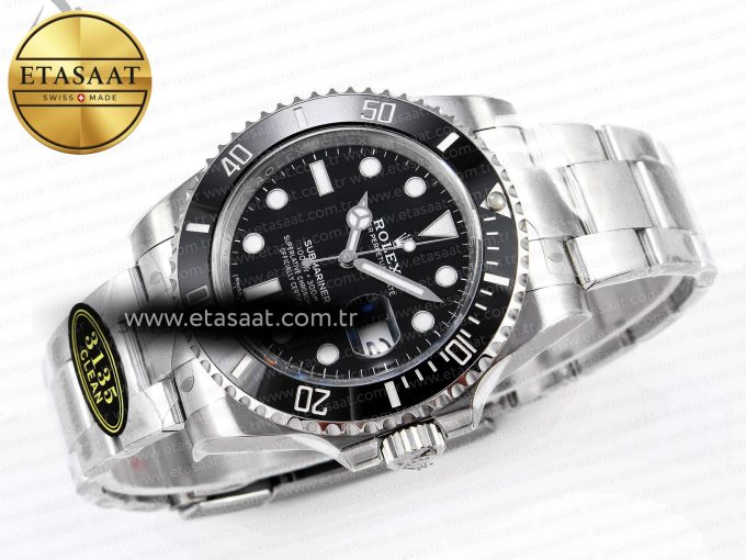 Submariner 116610 LN Black Ceramic Clean 904L 1:1 Best Edition on SS Bracelet VS3135 - Görsel 7