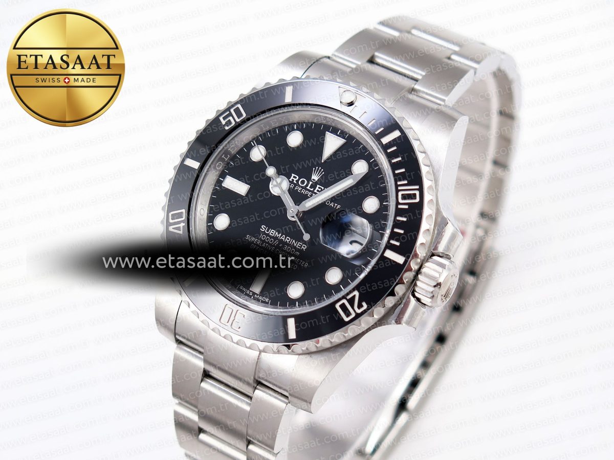 SUBMARINER 116610 LN BLACK CERAMIC C+SF FACTORY 1:1 BEST EDITION 904L SS CASE AND BRACELET VS3135 - Görsel 2