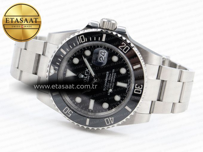 SUBMARINER 116610 LN BLACK CERAMIC C+SF FACTORY 1:1 BEST EDITION 904L SS CASE AND BRACELET VS3135 - Görsel 5