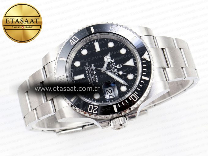 SUBMARINER 116610 LN BLACK CERAMIC C+SF FACTORY 1:1 BEST EDITION 904L SS CASE AND BRACELET VS3135 - Görsel 6