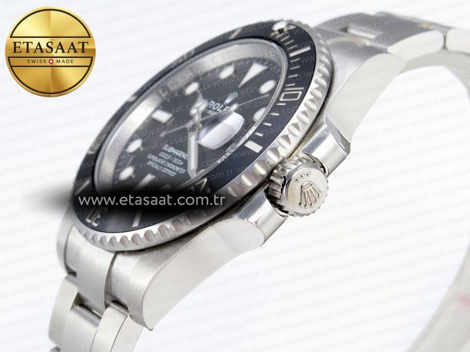SUBMARINER 116610 LN BLACK CERAMIC C+SF FACTORY 1:1 BEST EDITION 904L SS CASE AND BRACELET VS3135 - Görsel 8