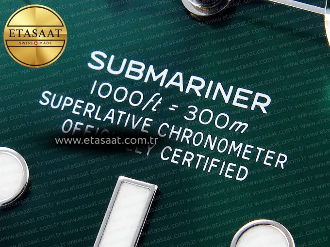 Submariner 116610 LV Green Ceramic Clean 904L 1:1 Best Edition on SS Bracelet VS3135 - Görsel 11