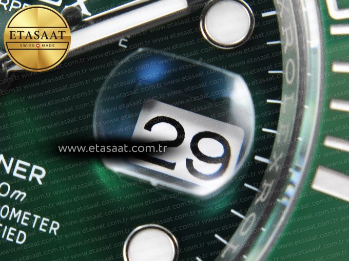 Submariner 116610 LV Green Ceramic Clean 904L 1:1 Best Edition on SS Bracelet VS3135 - Görsel 13