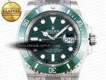 Submariner 116610 LV Green Ceramic Clean 904L 1:1 Best Edition on SS Bracelet VS3135 - Görsel 4