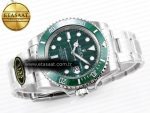 Submariner 116610 LV Green Ceramic Clean 904L 1:1 Best Edition on SS Bracelet VS3135 - Görsel 6