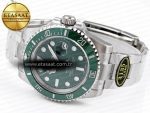Submariner 116610 LV Green Ceramic Clean 904L 1:1 Best Edition on SS Bracelet VS3135 - Görsel 7