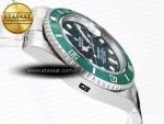 Submariner 116610 LV Green Ceramic Clean 904L 1:1 Best Edition on SS Bracelet VS3135 - Görsel 9