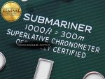 SUBMARINER 116610 LV GREEN CERAMIC C+SF FACTORY 1:1 BEST EDITION 904L SS CASE AND BRACELET VS3135 - Görsel 11