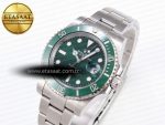 SUBMARINER 116610 LV GREEN CERAMIC C+SF FACTORY 1:1 BEST EDITION 904L SS CASE AND BRACELET VS3135 - Görsel 2