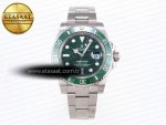 SUBMARINER 116610 LV GREEN CERAMIC C+SF FACTORY 1:1 BEST EDITION 904L SS CASE AND BRACELET VS3135 - Görsel 3