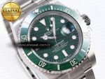 SUBMARINER 116610 LV GREEN CERAMIC C+SF FACTORY 1:1 BEST EDITION 904L SS CASE AND BRACELET VS3135 - Görsel 5