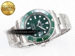 SUBMARINER 116610 LV GREEN CERAMIC C+SF FACTORY 1:1 BEST EDITION 904L SS CASE AND BRACELET VS3135 - Görsel 6