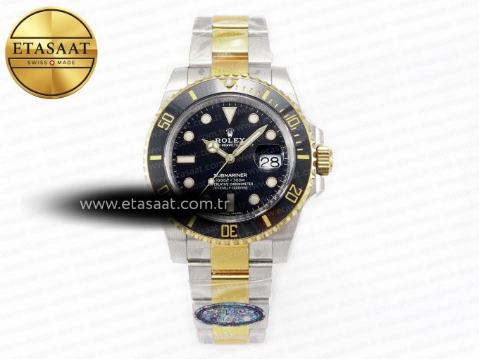 Submariner 116613 LN Black Ceramic Clean Factory 1:1 Best Edition 904L SS Case and Bracelet VS3135 - Görsel 3