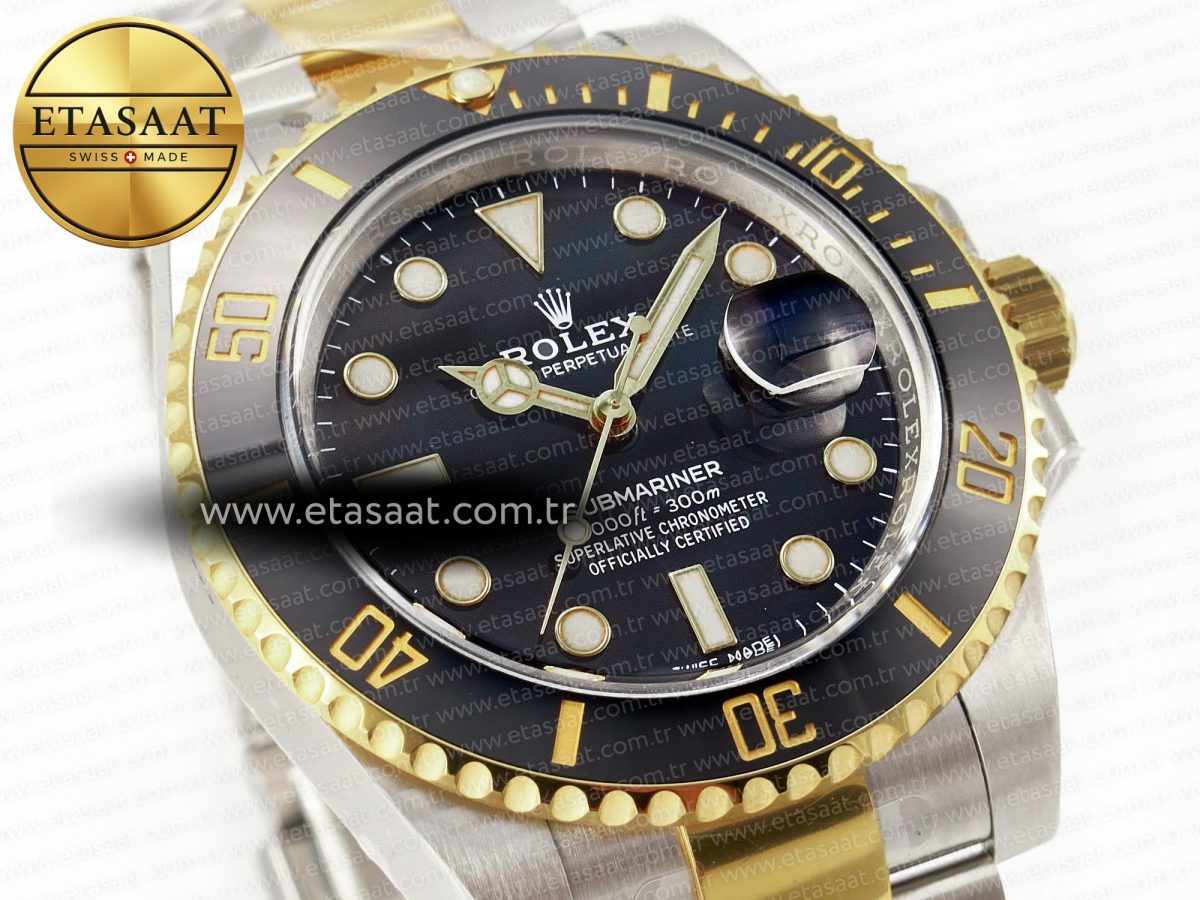 Submariner 116613 LN Black Ceramic Clean Factory 1:1 Best Edition 904L SS Case and Bracelet VS3135 - Görsel 5