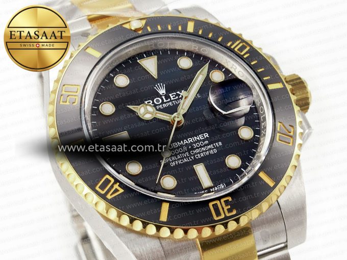 Submariner 116613 LN Black Ceramic Clean Factory 1:1 Best Edition 904L SS Case and Bracelet VS3135 - Görsel 5