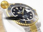 Submariner 116613 LN Black Ceramic Clean Factory 1:1 Best Edition 904L SS Case and Bracelet VS3135 - Görsel 6