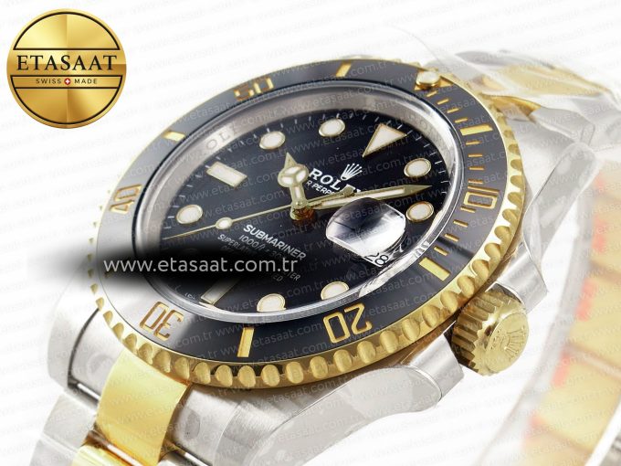 Submariner 116613 LN Black Ceramic Clean Factory 1:1 Best Edition 904L SS Case and Bracelet VS3135 - Görsel 7