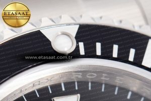 Submariner 16610 LN Black Bezel 904L Steel Rehaut SS ARF 1:1 Best Edition on SS Bracelet SH3135 - Görsel 10