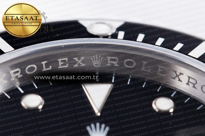 Submariner 16610 LN Black Bezel 904L Steel Rehaut SS ARF 1:1 Best Edition on SS Bracelet SH3135 - Görsel 12