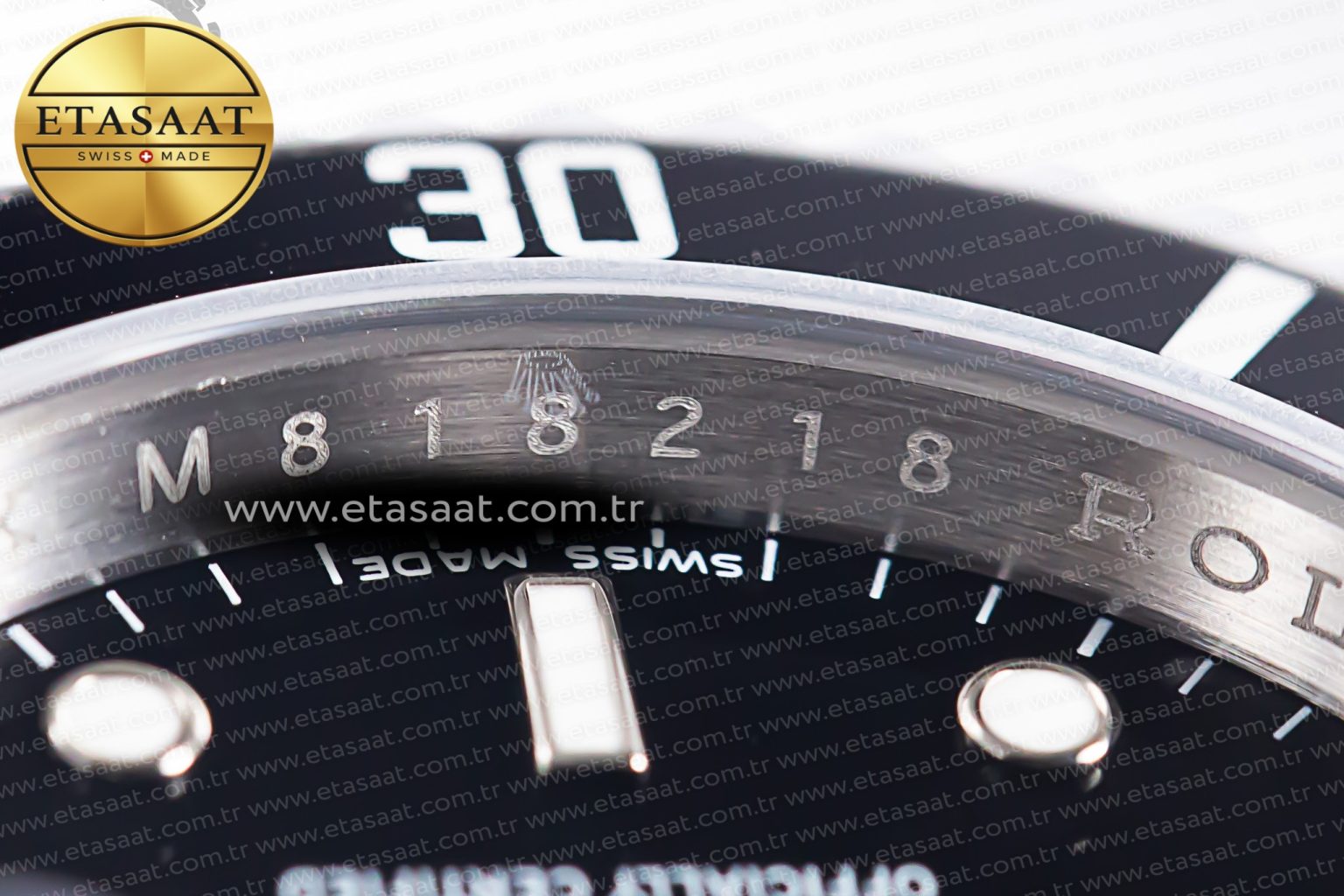 Submariner 16610 LN Black Bezel 904L Steel Rehaut SS ARF 1:1 Best Edition on SS Bracelet SH3135 - Görsel 13