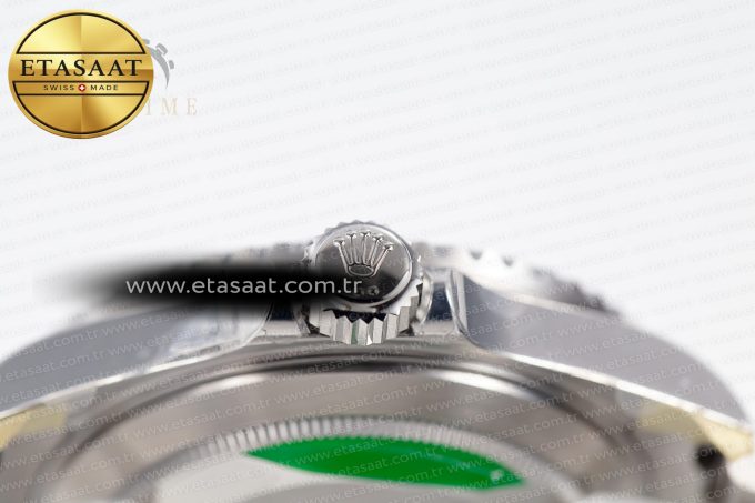 Submariner 16610 LN Black Bezel 904L Steel Rehaut SS ARF 1:1 Best Edition on SS Bracelet SH3135 - Görsel 14