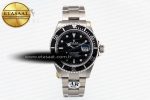 Submariner 16610 LN Black Bezel 904L Steel Rehaut SS ARF 1:1 Best Edition on SS Bracelet SH3135 - Görsel 3