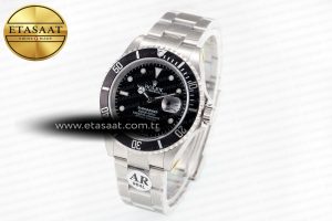 Submariner 16610 LN No Rehaut Engraving 904L Steel ARF 1:1 Best Edition on SS Bracelet SH3135 V2 - Görsel 2