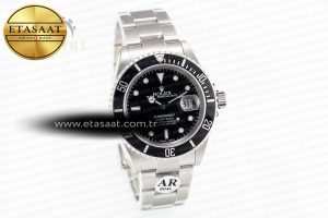 Submariner 16610 LN No Rehaut Engraving 904L Steel ARF 1:1 Best Edition on SS Bracelet SH3135 V2 - Görsel 4