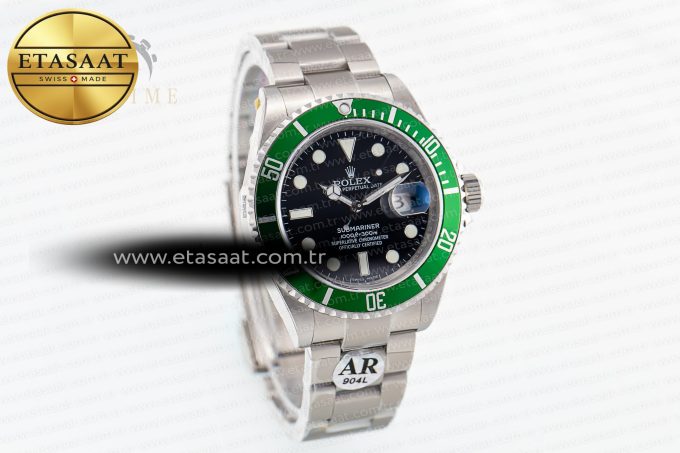Submariner 16610 Lv 904l Steel ARF 1:1 Best Edition on ss Bracelet SH3135 v2 - Görsel 4