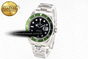 Submariner 16610 LV No Rehaut Engraving 904L Steel ARF 1:1 Best Edition on SS Bracelet SH3135 V2 - Görsel 2