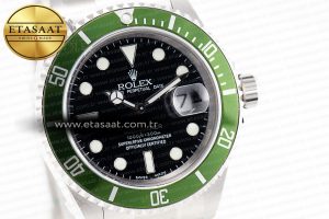 Submariner 16610 LV No Rehaut Engraving 904L Steel ARF 1:1 Best Edition on SS Bracelet SH3135 V2 - Görsel 4