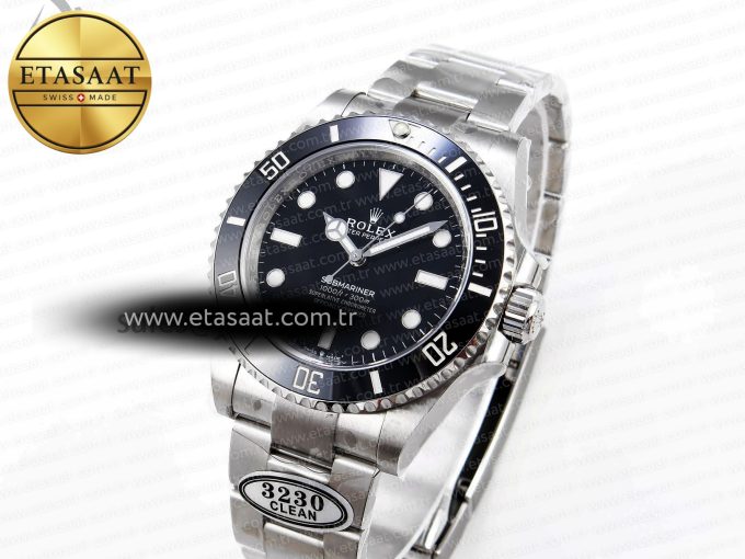 Submariner 41mm 124060 No Date 904L Steel Clean 1:1 Best Edition VR3230 - Görsel 2